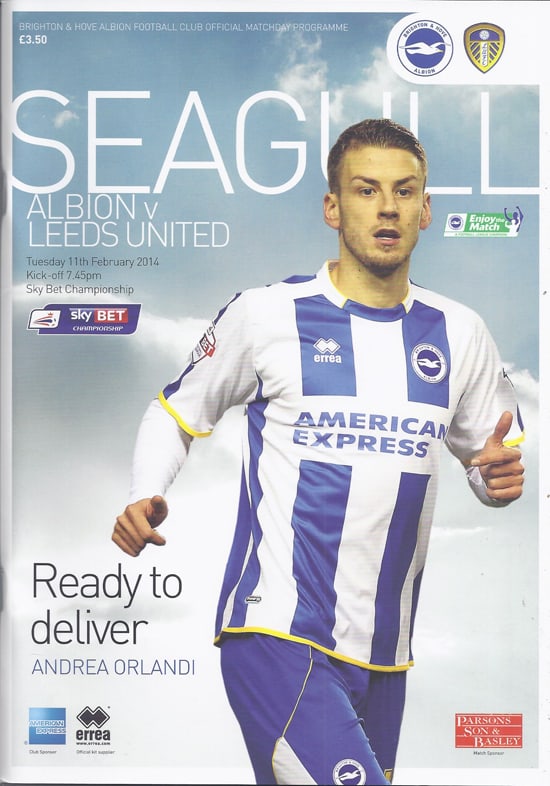 Brighton & Hove Albion FC v Leeds United FC